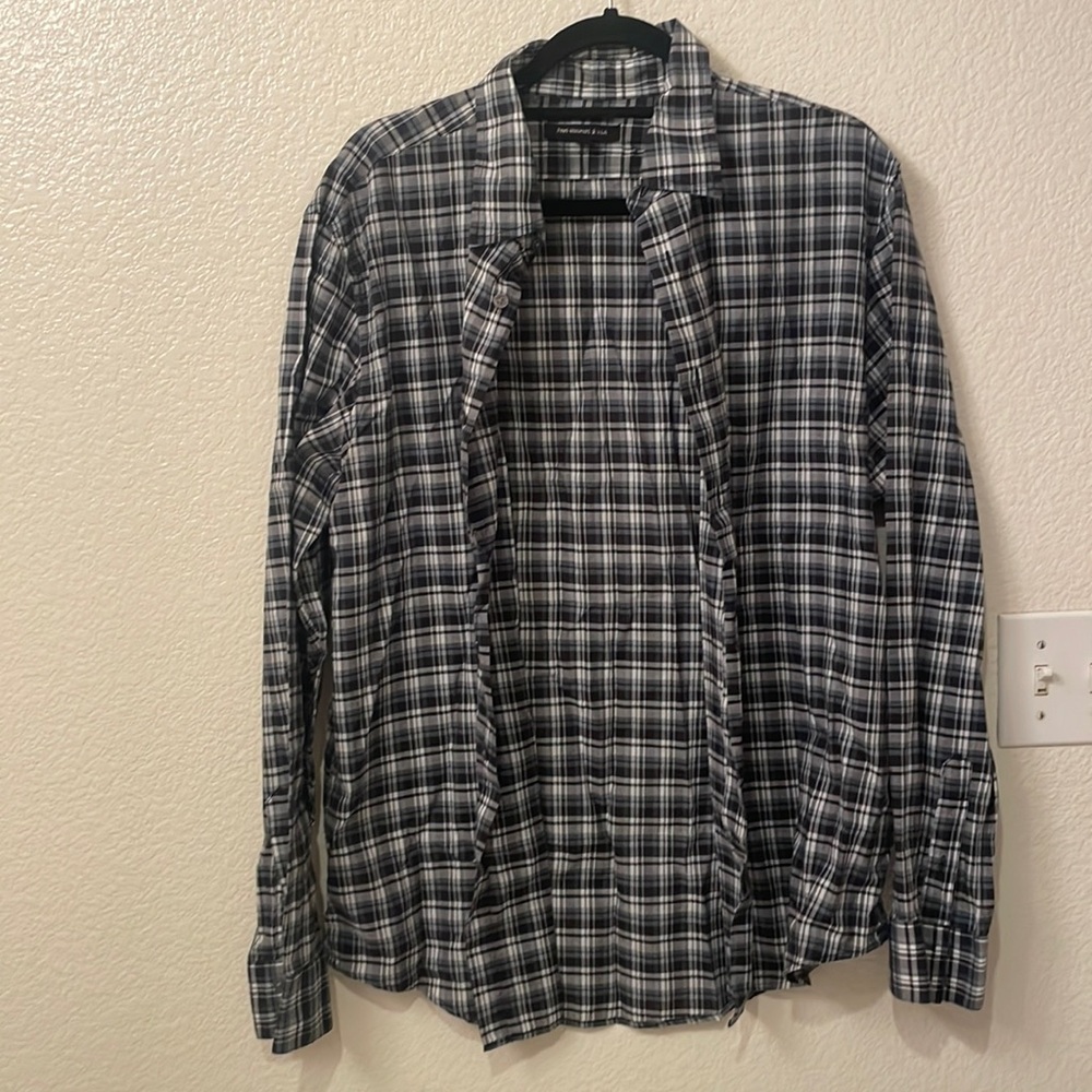 Large Plaid John Varatos USA men’s shirt